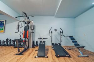 Posilňovňa alebo fitness centrum v ubytovaní Villa Matko - family destination
