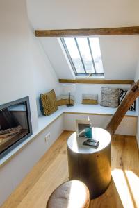 Posezení v ubytování Les Chambres de Martin