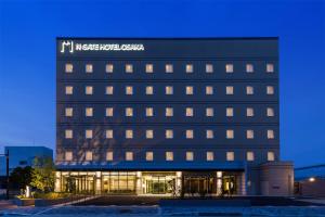 Tajiri大阪N门酒店的侧面有标志的建筑物