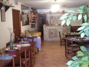 Restaurace v ubytování La Culla Dei Castelli Romani