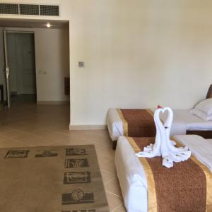 Llit o llits en una habitació de Xperience St. George Sharm El Sheikh