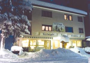 Albergo Soldanella v zimě
