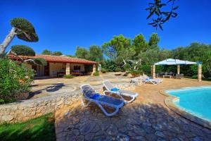 Bazén v ubytování Lamia Santo arcangelo by PosarelliVillas nebo v jeho okolí