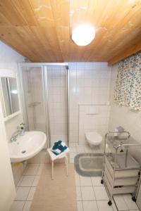 Phòng tắm tại Gomig Hütte