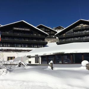 Champoussin Lodge om vinteren