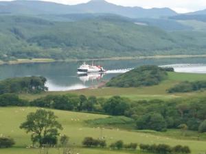 Naturlandskabet i nærheden af pensionatet