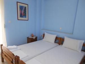 Postel nebo postele na pokoji v ubytování Villa Twins