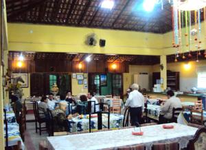 ห้องอาหารหรือที่รับประทานอาหารของ Hotel Fazenda Sao Sebastiao