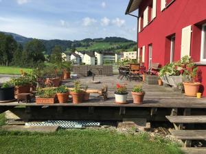 Nespecifikovaný výhled na hory nebo výhled na hory při pohledu z bed and breakfast