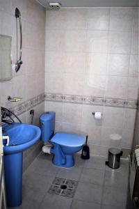 Koupelna v ubytování Hotel Bilyana