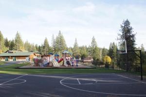 a playground in a park with a roller coaster at Stockholm Luxury Retreat in Truckee