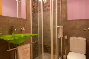 Koupelna v ubytování Aiestaenea Apartamentos Rurales + 21 fotografií