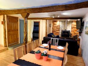 Posezení v ubytování Casa Rural 1904