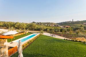 an image of a swimming pool in a yard at Quinta do Gato, Douro Valley, Armamar in Armamar