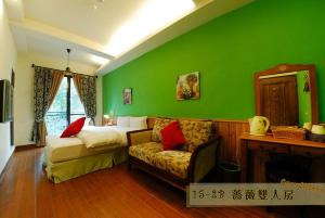 Letto o letti in una camera di Hsitou Man Tuo Xiang Homestay