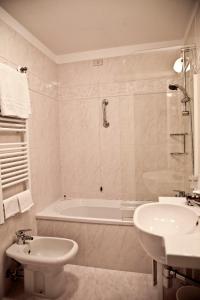 Koupelna v ubytování Hotel Torretta