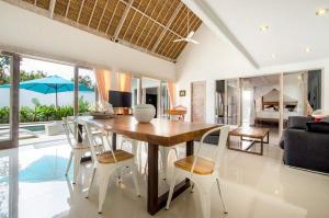 Et opholdsområde på Villa 3 chambres Angie