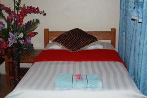 Postel nebo postele na pokoji v ubytování Pacific Paradise Motel
