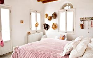 Aenaos Villa Tinosにあるベッド