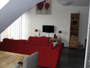 Tasteful apartment in Neuastenberg near ski areaにあるシーティングエリア