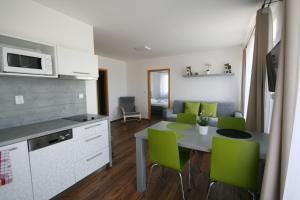 Eldhús eða eldhúskrókur á Apartmány Apollon Resort Lednice