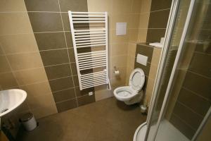 Baðherbergi á Apartmány Apollon Resort Lednice