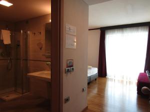 Koupelna v ubytování Al Marinaio Hotel Garni