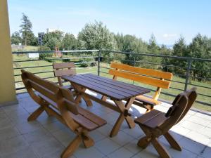 Ein Balkon oder eine Terrasse in der Unterkunft Lydia