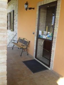 A balcony or terrace at Il Casale Della Fornace