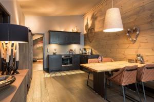 Kuchyň nebo kuchyňský kout v ubytování Highland Lodge