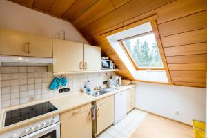 Küche/Küchenzeile in der Unterkunft Haus Fernblick