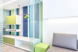 TV a/nebo společenská místnost v ubytování Hotel Tenda Rossa