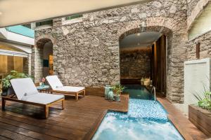 Posezení v ubytování Edelmira Hotel Boutique