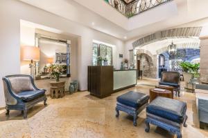Posezení v ubytování Edelmira Hotel Boutique