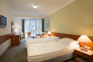 Postel nebo postele na pokoji v ubytování Hotel Zdravilisce - Thermana Lasko