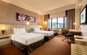 Postel nebo postele na pokoji v ubytování Sunway Hotel Georgetown Penang