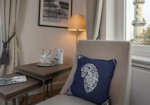 Posezení v ubytování Hotel Am Leuchtturm