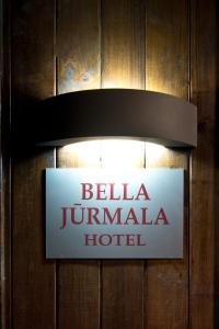 Certifikát, hodnocení, plakát nebo jiný dokument vystavený v ubytování Bella Jūrmala Hotel