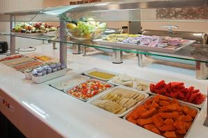 Comida no hotel ou em algum lugar perto