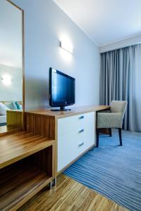 TV a/nebo společenská místnost v ubytování Hotel Active