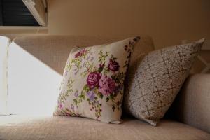 A bed or beds in a room at La Casetta