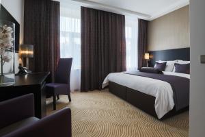 Posteľ alebo postele v izbe v ubytovaní Myo Hotel Wenceslas