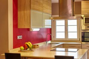 A kitchen or kitchenette at Central Flat