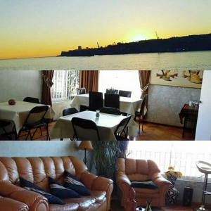 Posezení v ubytování Hostal Tunquelen