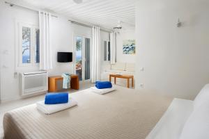 Televízia a/alebo spoločenská miestnosť v ubytovaní Selana Suites