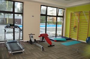 Posilňovňa alebo fitness centrum v ubytovaní Kolberg Polanki