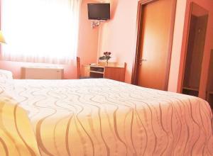 Postel nebo postele na pokoji v ubytování Hotel Ristorante Al Bassanello