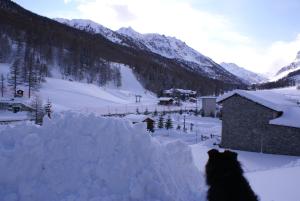 Albergo Boule de Neige v zimě
