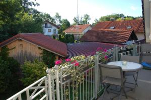 Balkón nebo terasa v ubytování Erholungsfuechse Andechs