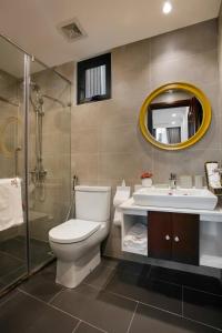 Phòng tắm tại Au Coeur d'Hanoi Apartment